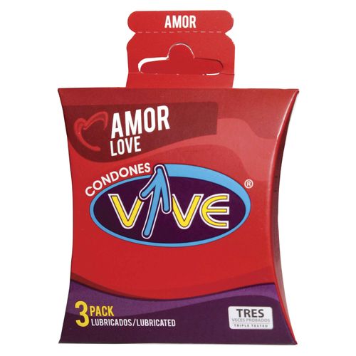 Preservativo Vive Amor - 3 Pack