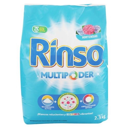 Detergente Rinso Hort Flores Bcas 2500 g