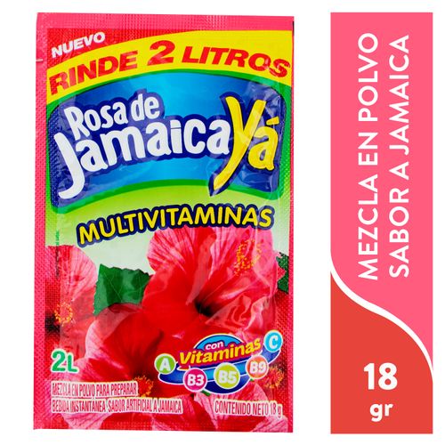 Jugos Ya En Polvo Jamaica18 g