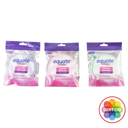 Esponja Rendonda Equate - 1 Unidad