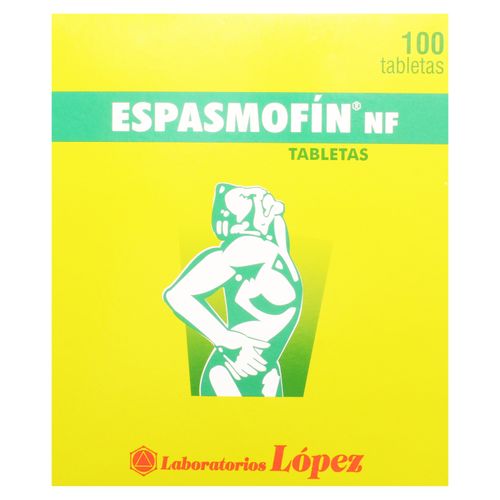 Espasmofin 50 sobres con 2 tabletas - Precio indicado por sobre