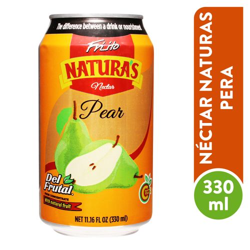 Nectar Naturas Sabor A Pera En Lata - 330 ml