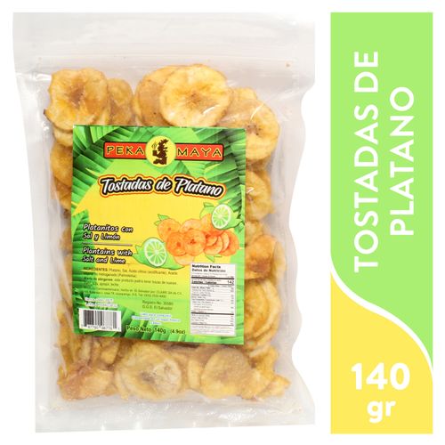 Rodajas De Platano Pekamaya Con Sal Y Limon - 140 gr