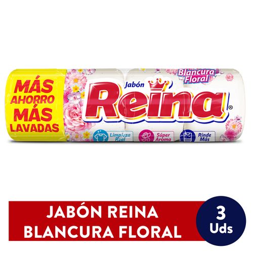 Jabon Reina Blanco 4 Pack - 1400 g