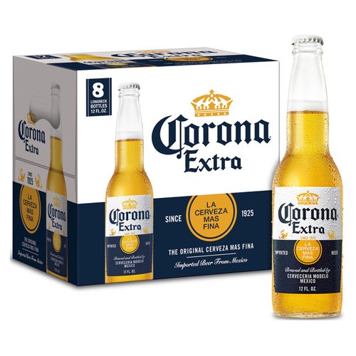 Cerveza Corona Pack De 8 Unidades + Termo - 2840 ml