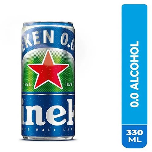 Cerveza Heineken Cero Lata 330 Ml