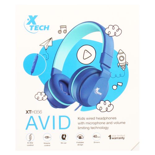 Auriculares Alamb Ninos Micro Azul Xth