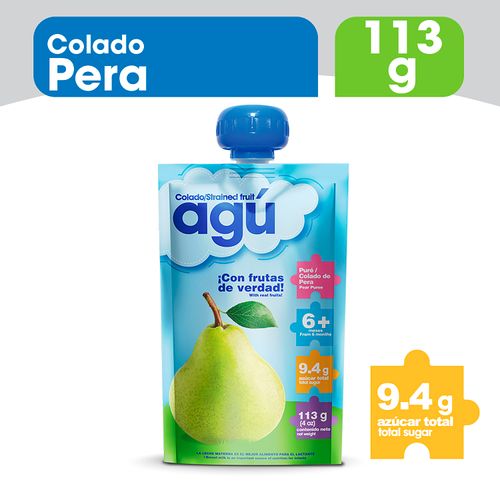 Colado Agu Baby Doy Pack De Pera - 113 g