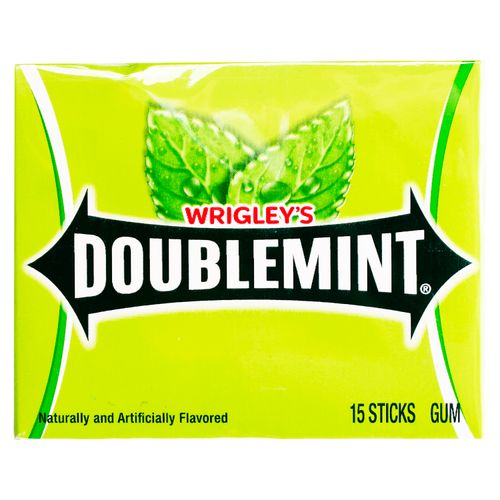 Chicle Wrigley Doublemint 15 Sticks