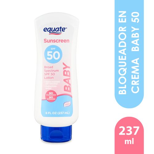 Bloqueador en crema Equate, baby -237 ml