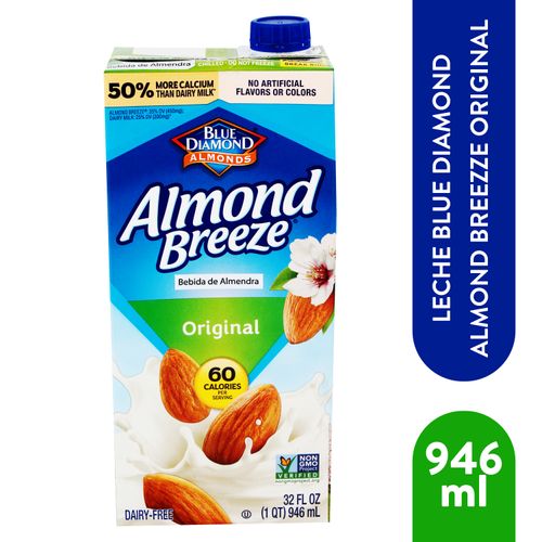 Bebida Blue Diamond Almond Breeze Original - 32 oz