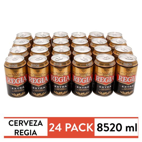 Cerveza Regia Lata Completa 24Pk - 8520 ml