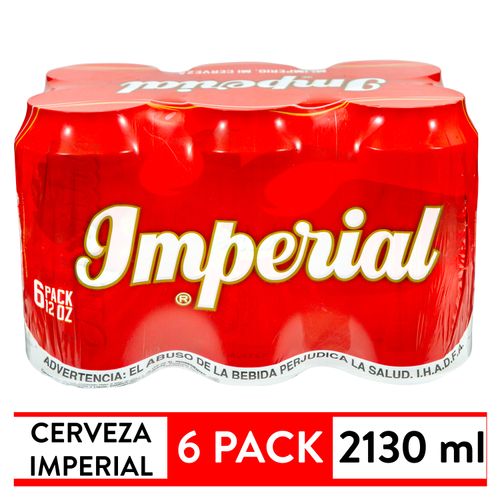 Cerveza Imperial En Lata 6 Pack - 2130ml