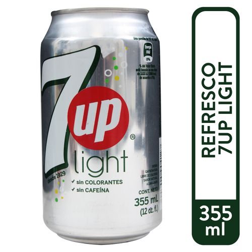 7 Up Light Lata 355Ml