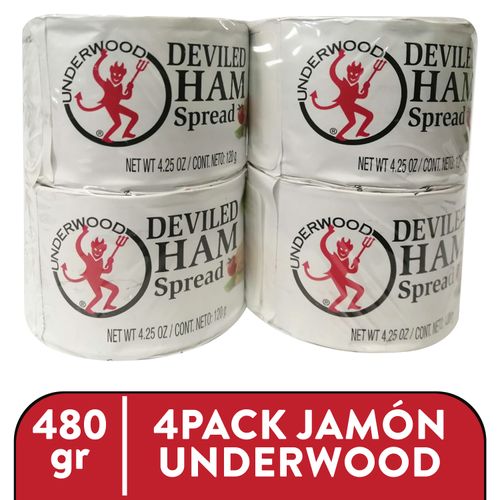 Jamón Underwood, 4Pack -480 g