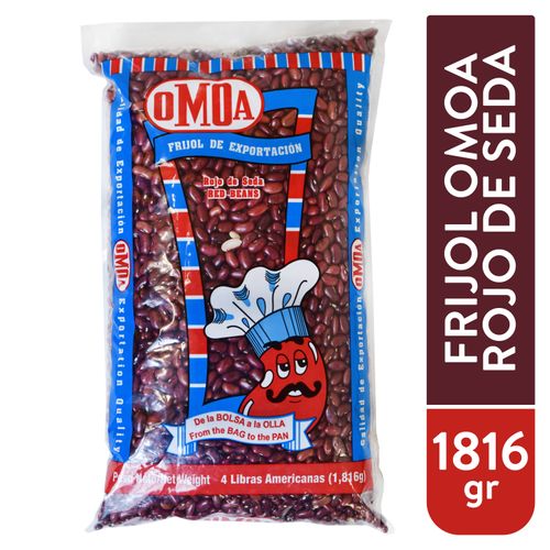 Frijol Omoa Rojo De Seda En Bolsa - 1816 g