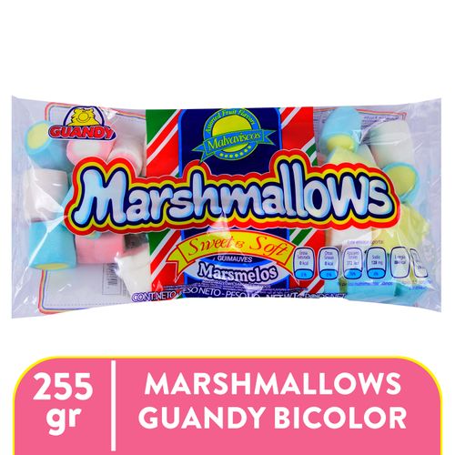 Marsmelos Marca Guandy Bicolor - 255 g