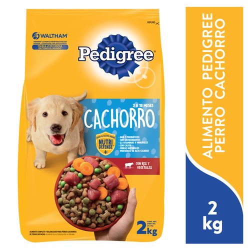 Alimento Seco Para Cachorros Pedigree Res y Vegetales - 2 kg