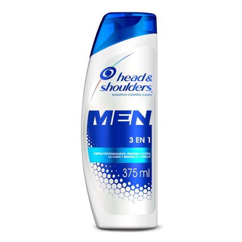 Shampoo Head & Shoulders 3En1 Para Hombres - 375 ml
