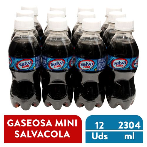 12 Pack Gaseosa Salvacola Mini - 2304 ml
