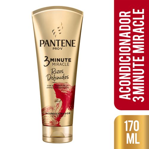 Acondicionador 3Minute Miracle Pantene Pro-V Rizos Definidos - 170 ml