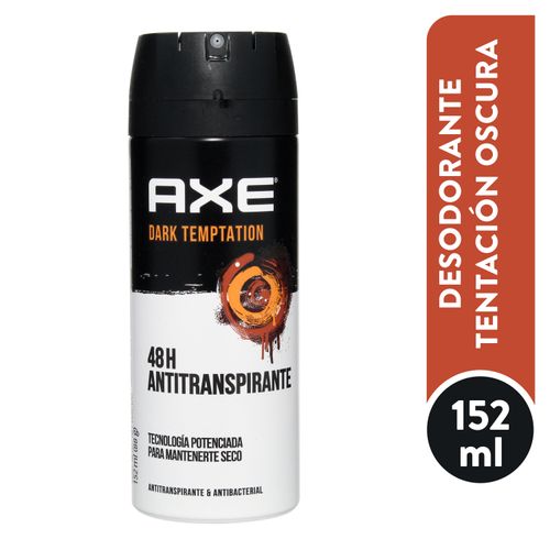 Antitranspirante Axe Dark Temptation Aerosol- 152ml