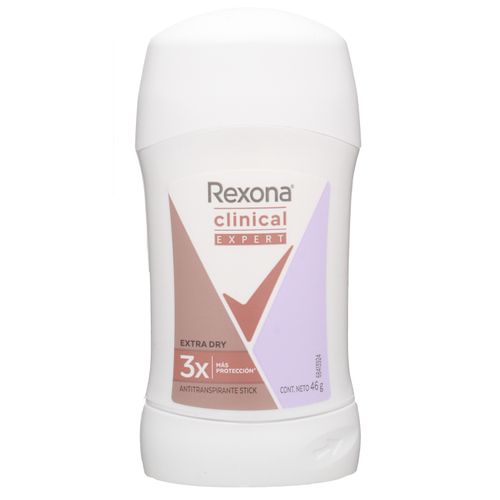 Desodorante Rexona Dama Clinical Extra Dry Barra - 46 g