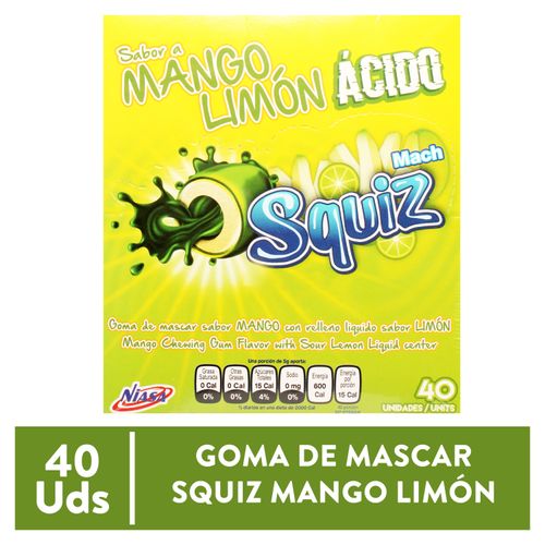 Squiz Mango Limon Niasa Goma 200 g