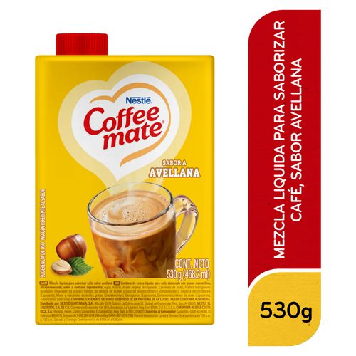 Crema Líquida Para Café Coffee-Mate Nestlé Sabor Avellana - 530 g.