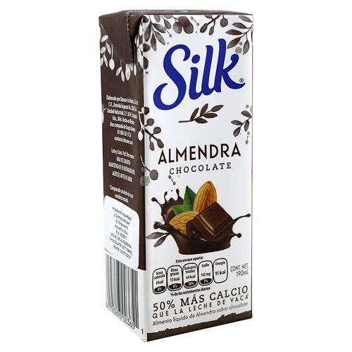 Leche saborizada Silk Almendra Chocolate - 190 ml