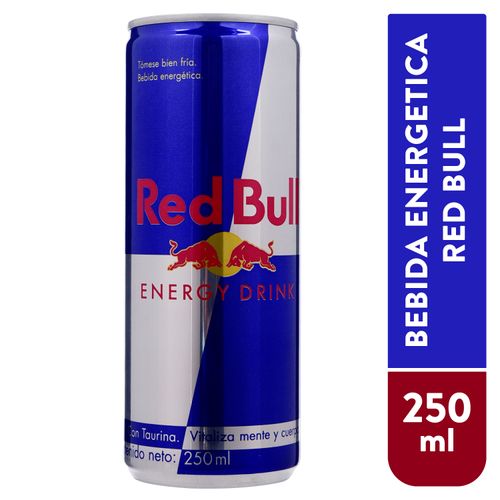 Bebida energética Red Bull original en lata - 250 ml