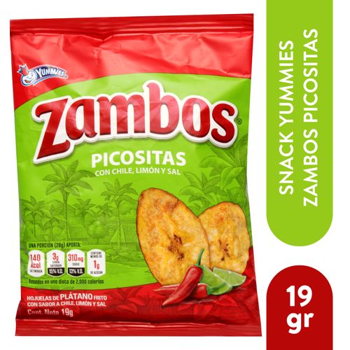 Zambos Plátano Picositas - 19 g