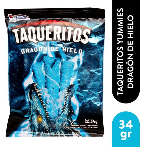 Taqueritos Dragon De Hielo - 34 g