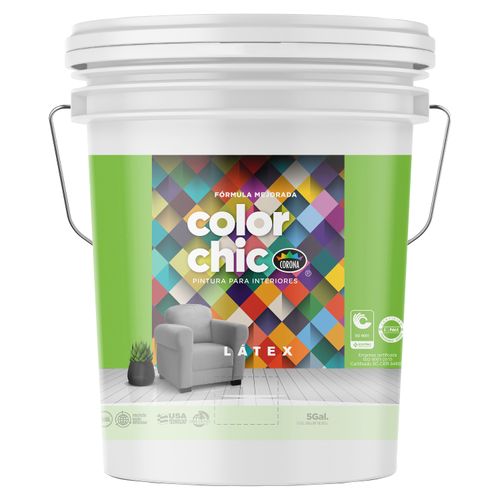 Pintura Color Chic Lat Verde Cubet