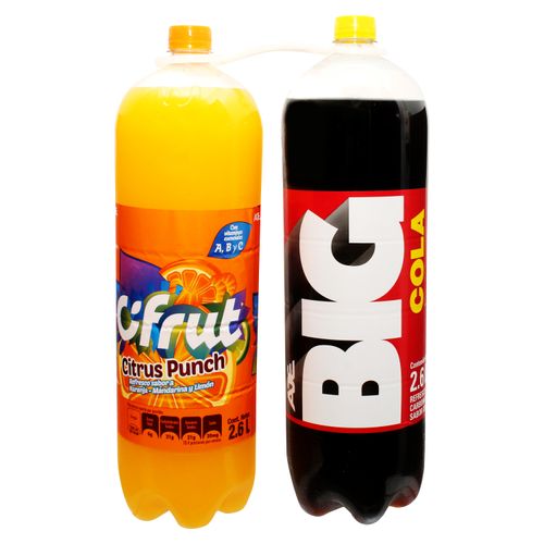 Bebida Big Cola Mas Cifrut Citrus - 2600 ml