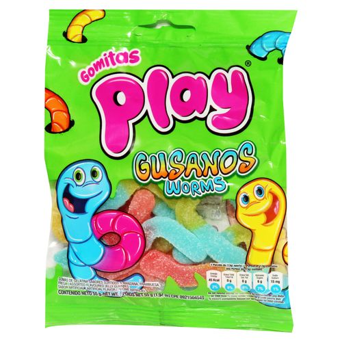 Gomitas Play Gusanos - 55 g