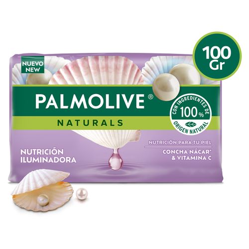 Jabón Corporal Palmolive Naturals Nutrición Iluminadora Concha Nácar y Vitamina C - 100 g