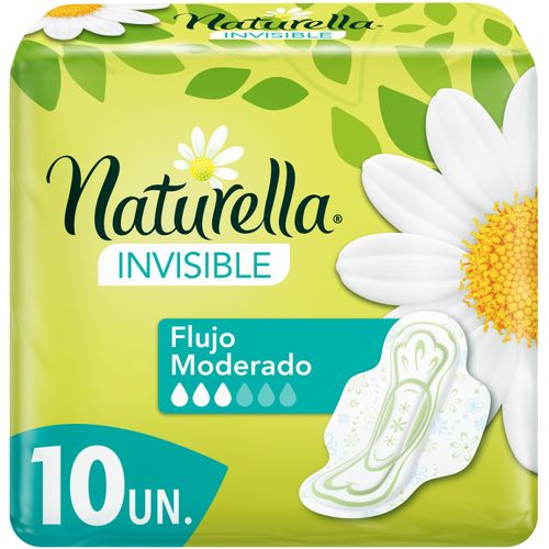 Toallas Femeninas Naturella Invisible -10  uds