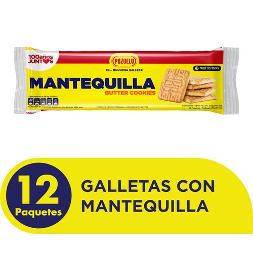 Galletas Mantequilla Pozuelo -312 g