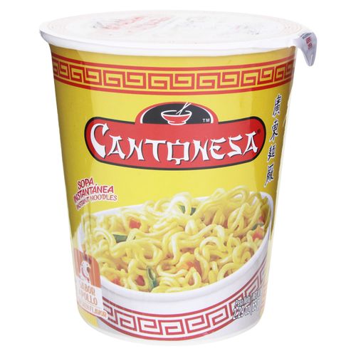 Cantonesa Sopa Pollo Vaso 12X64 g