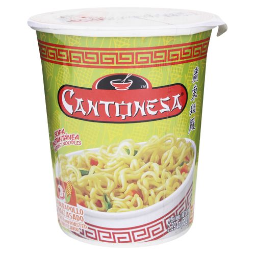 Sopa Cantonesa Pollo Maiz Vaso 12 Por - 65 g