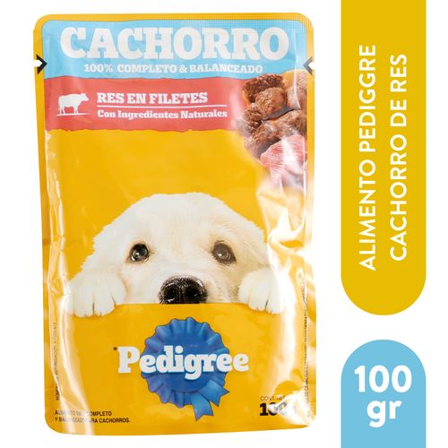 Alimento Humedo Perro Pedigree Cachorro Res - 100 g