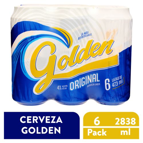 Cerveza Golden 6Pk Lata 2838 ml