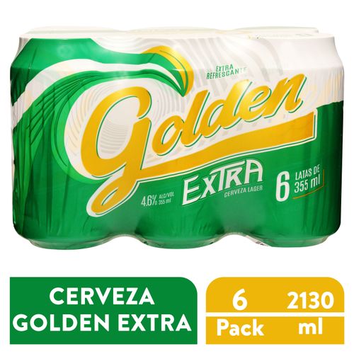 Cerveza Golden Extra 6Pk Lata 354Ml