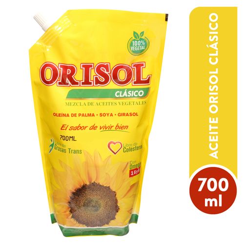 Aceite Orisol Clasico Econopack - 750Ml