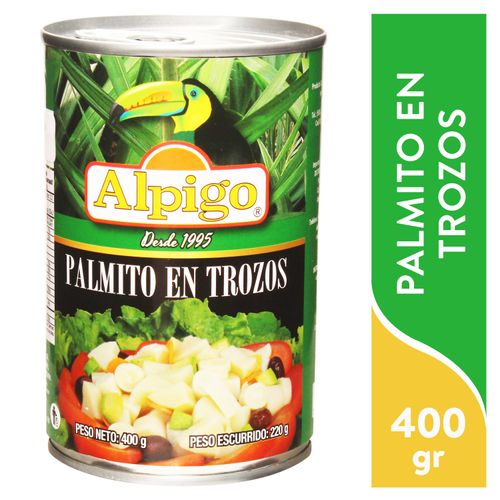 Palmito Trozos Alpigo 400 g