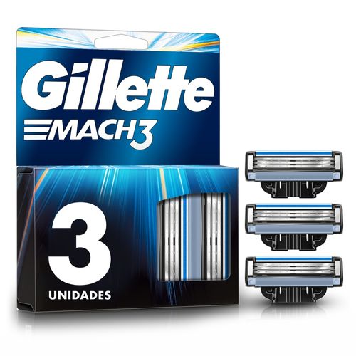 Repuestos para Rasuradora Gillette Mach3 con Hojas más Afiladas -3 Uds