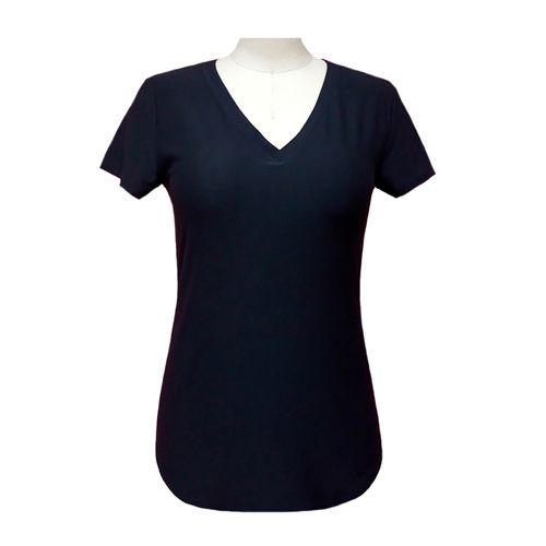 Tshirt Nobo manga corta para dama talla XL Negro