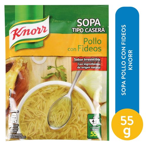 Sopa Pollo Con Fideos Knorr - 55 g