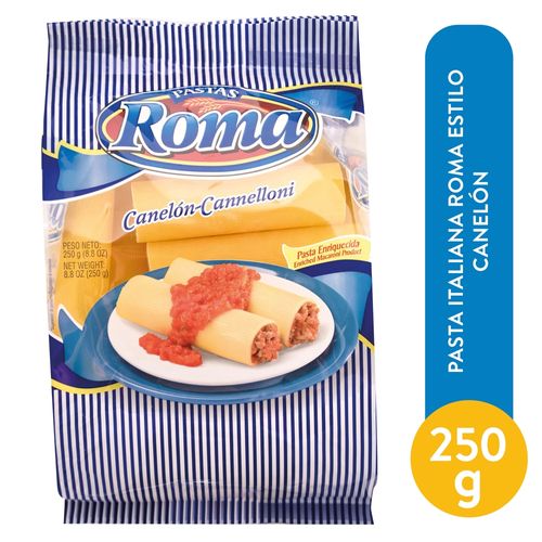 Pasta Italiana Roma Estilo Canelón - Empaque con 250 g